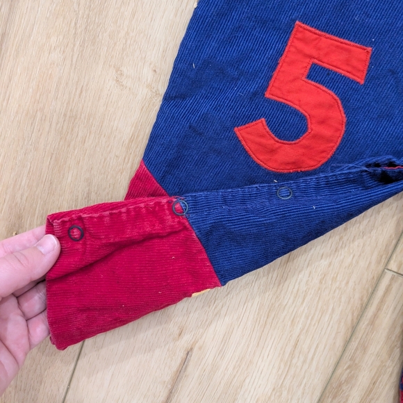 Vintage Colourblock Number Overalls - Picture 5 of 7